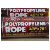 *2* 75' Polypropylene Ropes