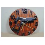Colt 45 Pistol 10' Clock
