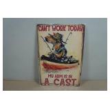 Vintage Style Metal Sign - Cant Work Today