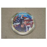 President Donald Trump Colorized Coin