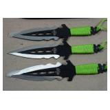Z Hunter Throwing Knife Set