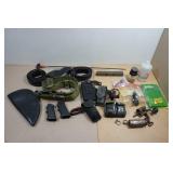Assorted Hunting Gear - Gun Case, Gun Cleaning, Belt
