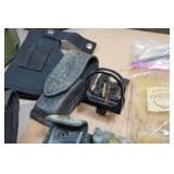 Assorted Hunting Gear - Gun Case, Gun Cleaning, Belt