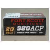 20 Fort Scott .380 ACP 95 Gr TUI Ammo