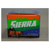 20 Sierra .357 Mag 158 Gr JHP Ammo
