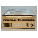 20 Federal Premium .300 Win Mag 180 Gr Trophy Copper Ammo