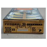 20 Federal Premium .308 Win 165 Gr Trophy Copper Ammo