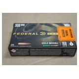 20 Federal Premium .308 Win 168 Gr Sierra Gold Medal Matchking Ammo