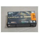 20 Federal Premium .308 Win 168 Gr Sierra Gold Medal Matchking Ammo