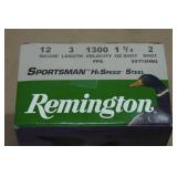 25 Remington Sportsman 12 Gauge 3' Steel 2 Shot Shotshells