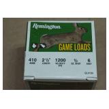 20 Remington Game Load .410 Bore 2-1/2' 6 Shot Shotshells