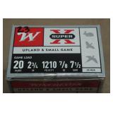 23 Winchester Super-X 20 Gauge 2-3/4' 7-1/2 Shot Shotshells