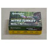 10 Remington Nitro Turkey 12 Gauge 2-3/4' 4 Shot Shotshells