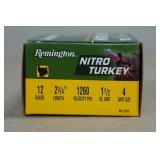 10 Remington Nitro Turkey 12 Gauge 2-3/4' 4 Shot Shotshells