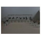 Game Bird Theme Drinking Glasses