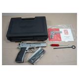 Sarsilmaz 2000 Stainless Steel 9mm Semi-Auto Pistol - 2 Magazines