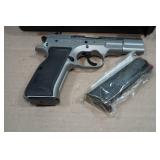 Sarsilmaz 2000 Stainless Steel 9mm Semi-Auto Pistol - 2 Magazines