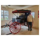 Gorgeous fully Manufactured Parry Mfg 2 seat Buggy Beautiful Condition Pinstripe Painted Original Seats.  Fantastic Buggy Willing to set Pickup date outside of Schedule.