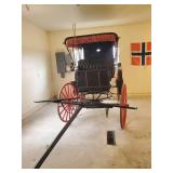 Gorgeous fully Manufactured Parry Mfg 2 seat Buggy Beautiful Condition Pinstripe Painted Original Seats.  Fantastic Buggy Willing to set Pickup date outside of Schedule.