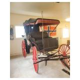 Gorgeous fully Manufactured Parry Mfg 2 seat Buggy Beautiful Condition Pinstripe Painted Original Seats.  Fantastic Buggy Willing to set Pickup date outside of Schedule.