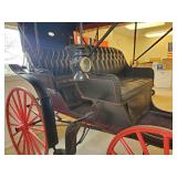 Gorgeous fully Manufactured Parry Mfg 2 seat Buggy Beautiful Condition Pinstripe Painted Original Seats.  Fantastic Buggy Willing to set Pickup date outside of Schedule.