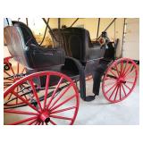 Gorgeous fully Manufactured Parry Mfg 2 seat Buggy Beautiful Condition Pinstripe Painted Original Seats.  Fantastic Buggy Willing to set Pickup date outside of Schedule.
