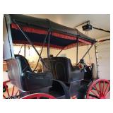 Gorgeous fully Manufactured Parry Mfg 2 seat Buggy Beautiful Condition Pinstripe Painted Original Seats.  Fantastic Buggy Willing to set Pickup date outside of Schedule.