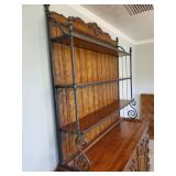 1960's French Style Country Hutch 2 piece Set