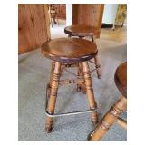 4 Solid 24' Stools Solid Condition