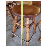4 Solid 24' Stools Solid Condition