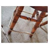 4 Solid 24' Stools Solid Condition