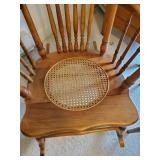 Solid early 20th Century Rocker and Beautiful Side Chair