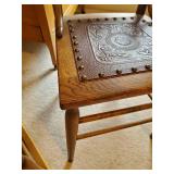 Solid early 20th Century Rocker and Beautiful Side Chair