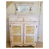 Beautiful tall Bedroom Hutch Solid Condition