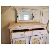 Beautiful tall Bedroom Hutch Solid Condition