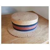 Vintage Best Quality Mens Master Mode Straw Boater Hat
