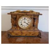 Gorgeous Ansonia Clock Company Mantel Clock with Key