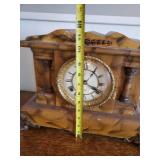 Gorgeous Ansonia Clock Company Mantel Clock with Key