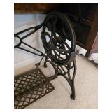 Antique Treadle Sewing Machine Cabinet Fantastic Condition No Machine included