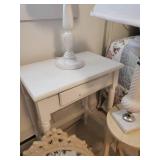 Nice Lot Antique Mirror Bedroom Side Table Lamps and more