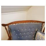 Beautiful Wood Norwegian Double Seated Glider Beautiful Piece