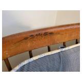 Beautiful Wood Norwegian Double Seated Glider Beautiful Piece