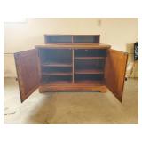 Very Large Solid tv Stand In good condition