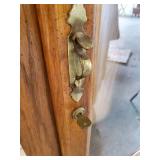 Mid Modern Glass Faced Gun Cabinet with key