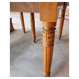 Early 20th Century Dining Room Table With 6 leafs   Huge Table for Family Gatherings