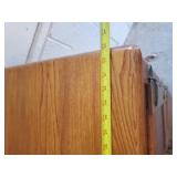Early 20th Century Solid Oak Antique Ice Box Beautiful Piece on Casters