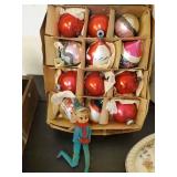 Cool Lot of Vintage Items true Vintage Lead Xmas Ornaments, Cameras, Flamingos and more