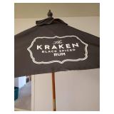 Large Quality Patio Umbrella Kracken Black Spice Rum