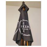 Large Quality Patio Umbrella Kracken Black Spice Rum