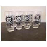 8 Large Glass Fergus Brewing Co. Glasses